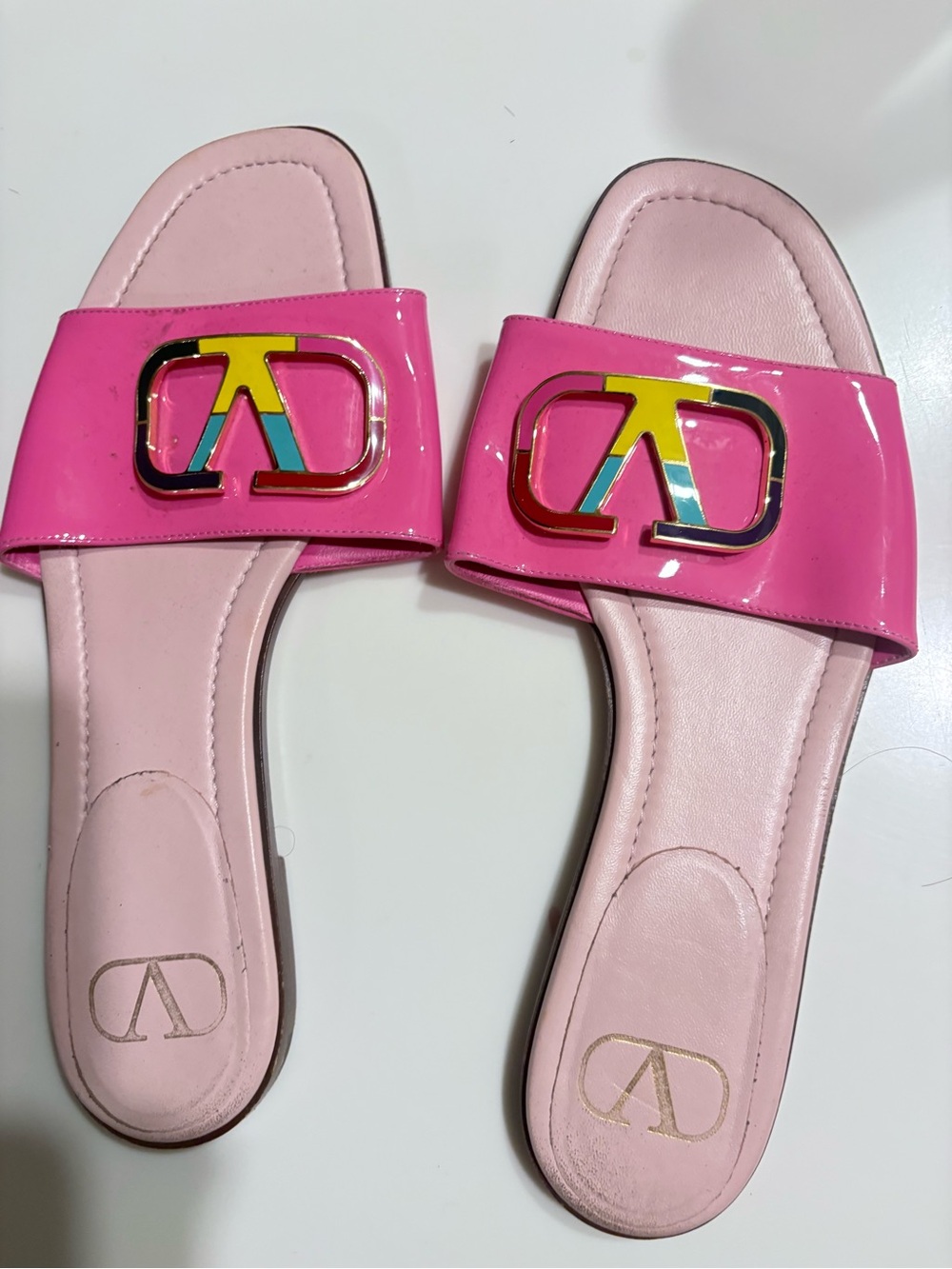 Kids Pink Slide Sandals